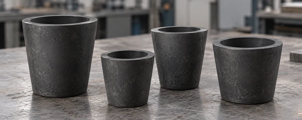 Melting crucibles